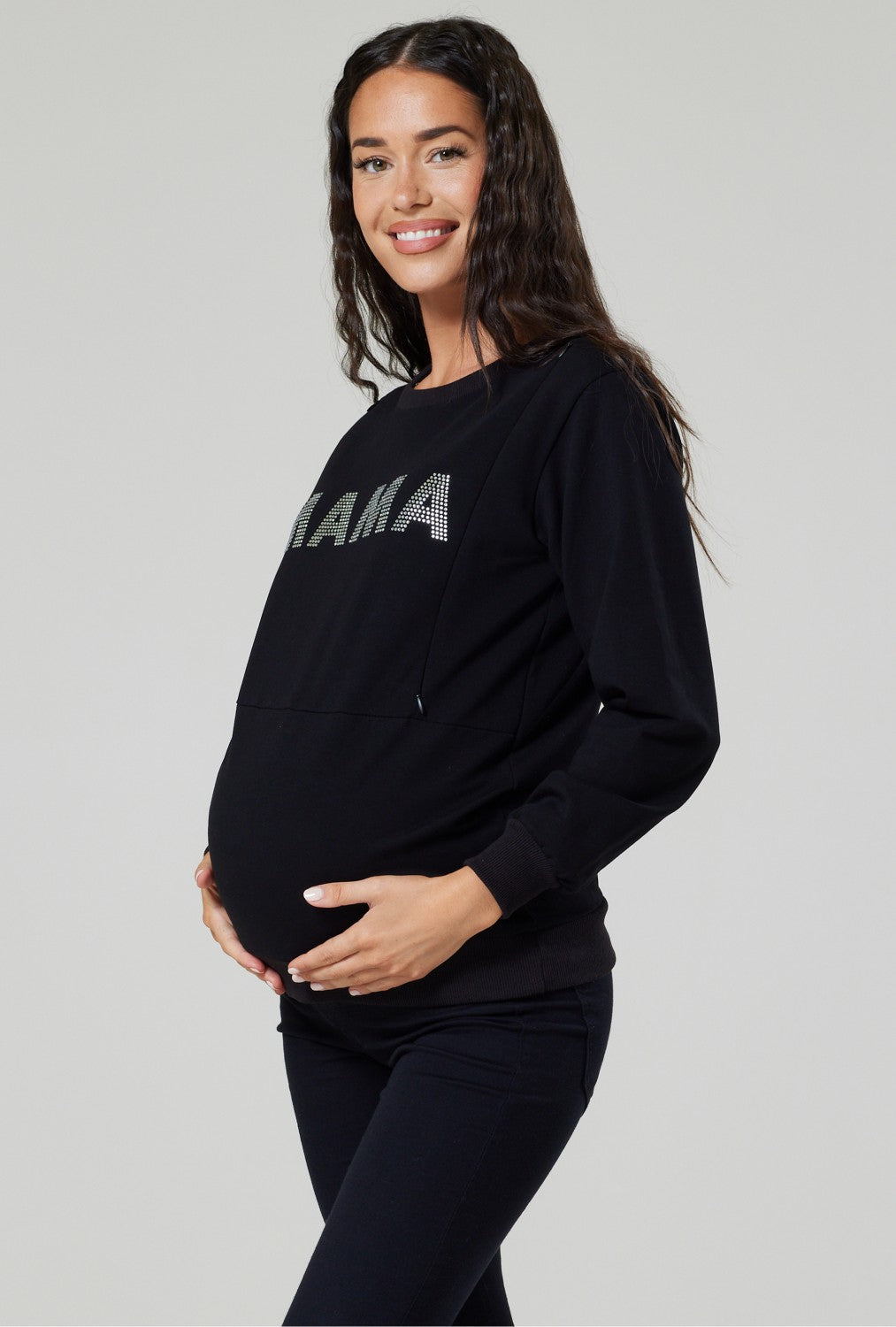 Women's Maternity Bling Sweatshirt