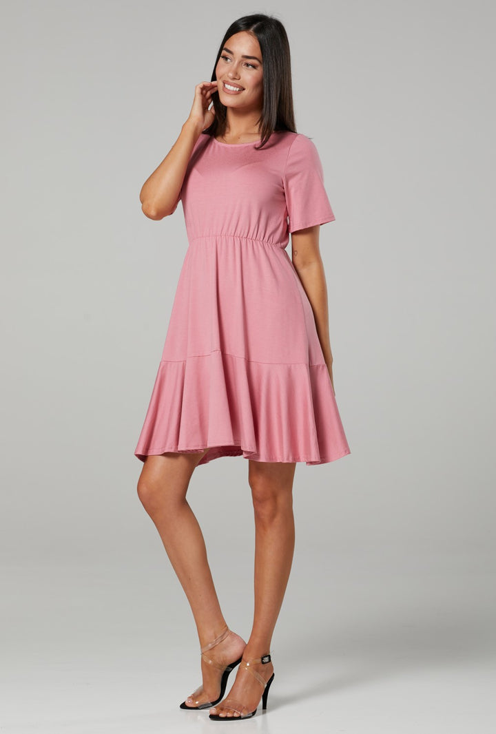 Maternity Smock Jersey Mini Dress