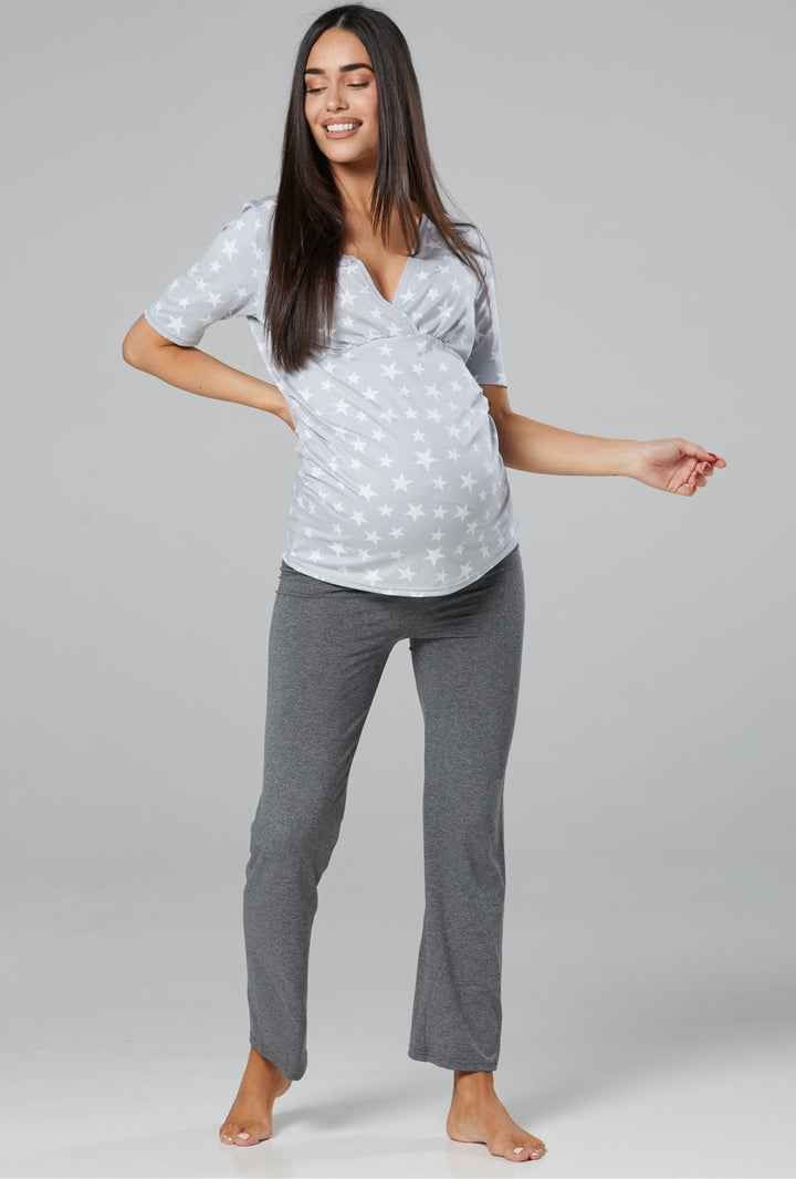Maternity Nursing Breastfeeding Pyjama