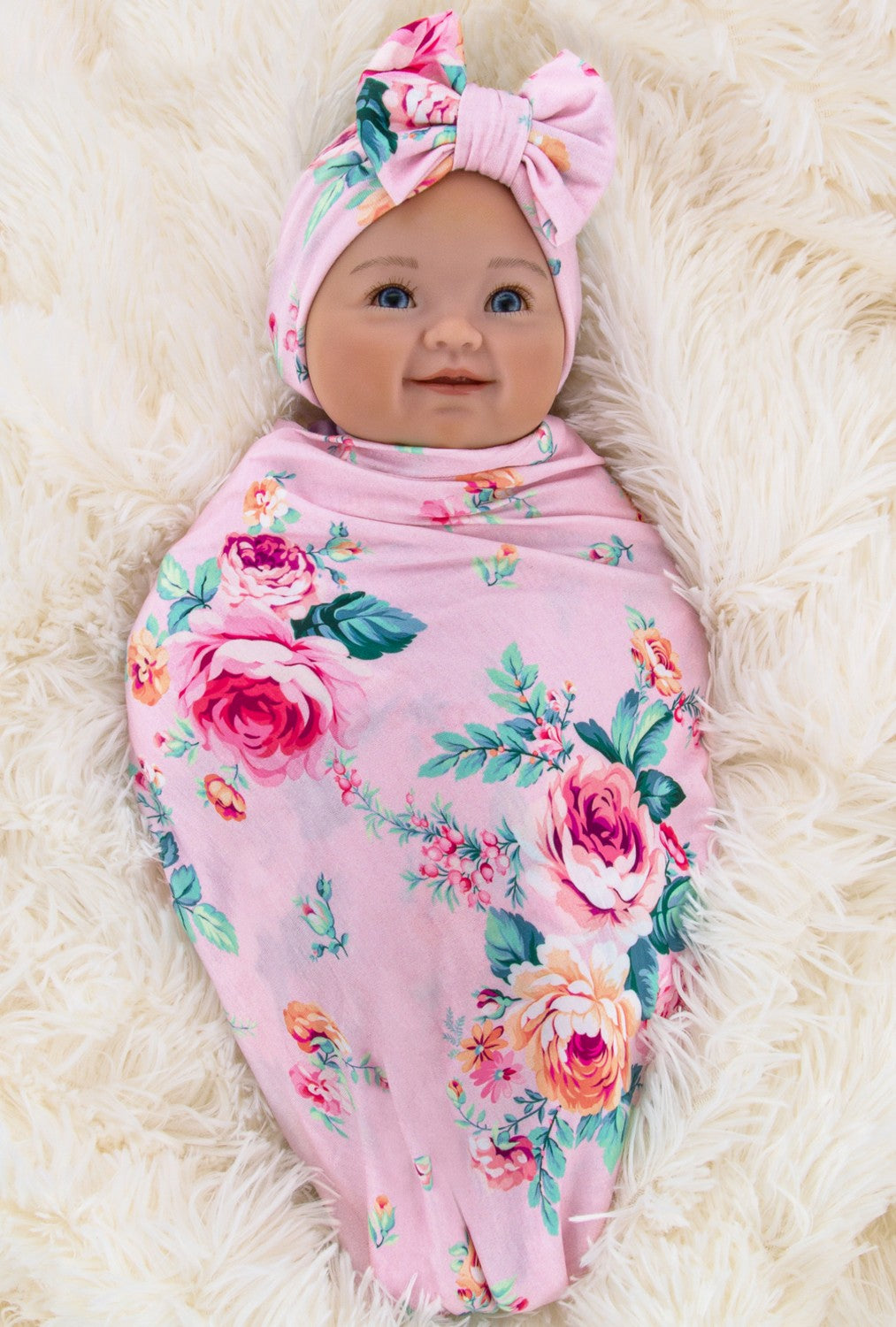 Newborn Accessories Set - Blanket & Headband