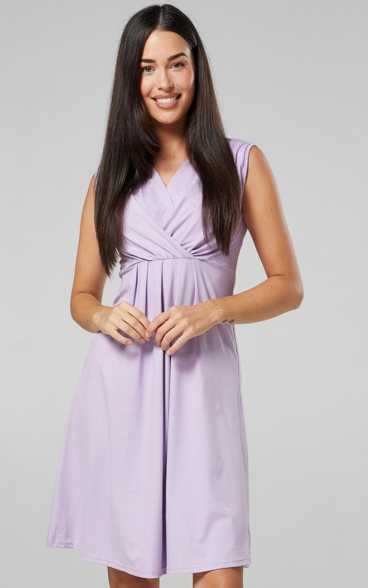 Women's Maternity & Nursing Wrap Summer Dress