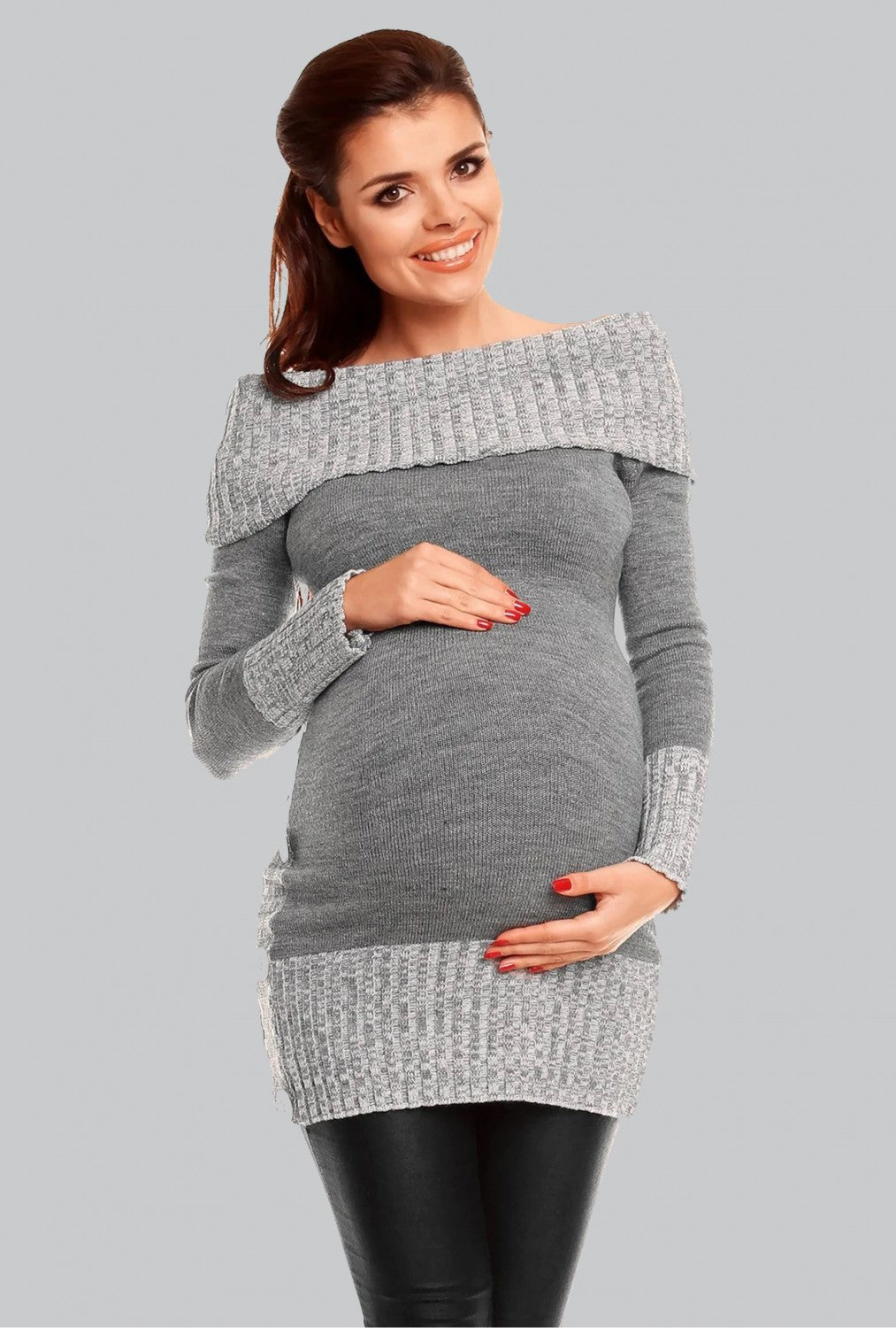 Maternity Knitted Jumper Dress