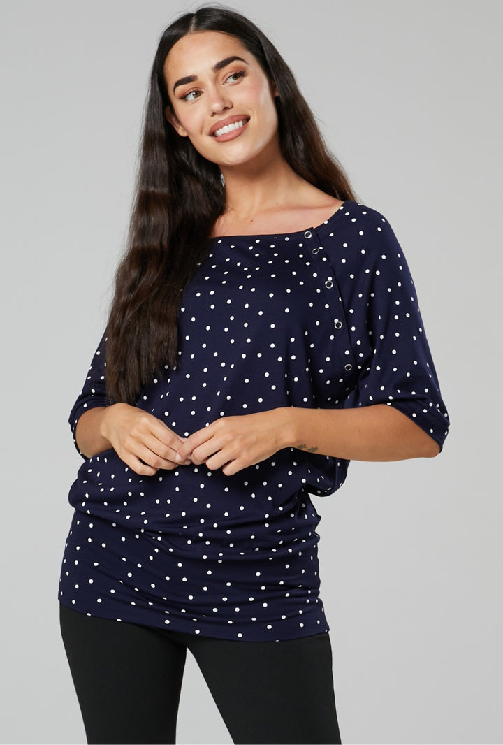 Maternity Nursing Batwing Top