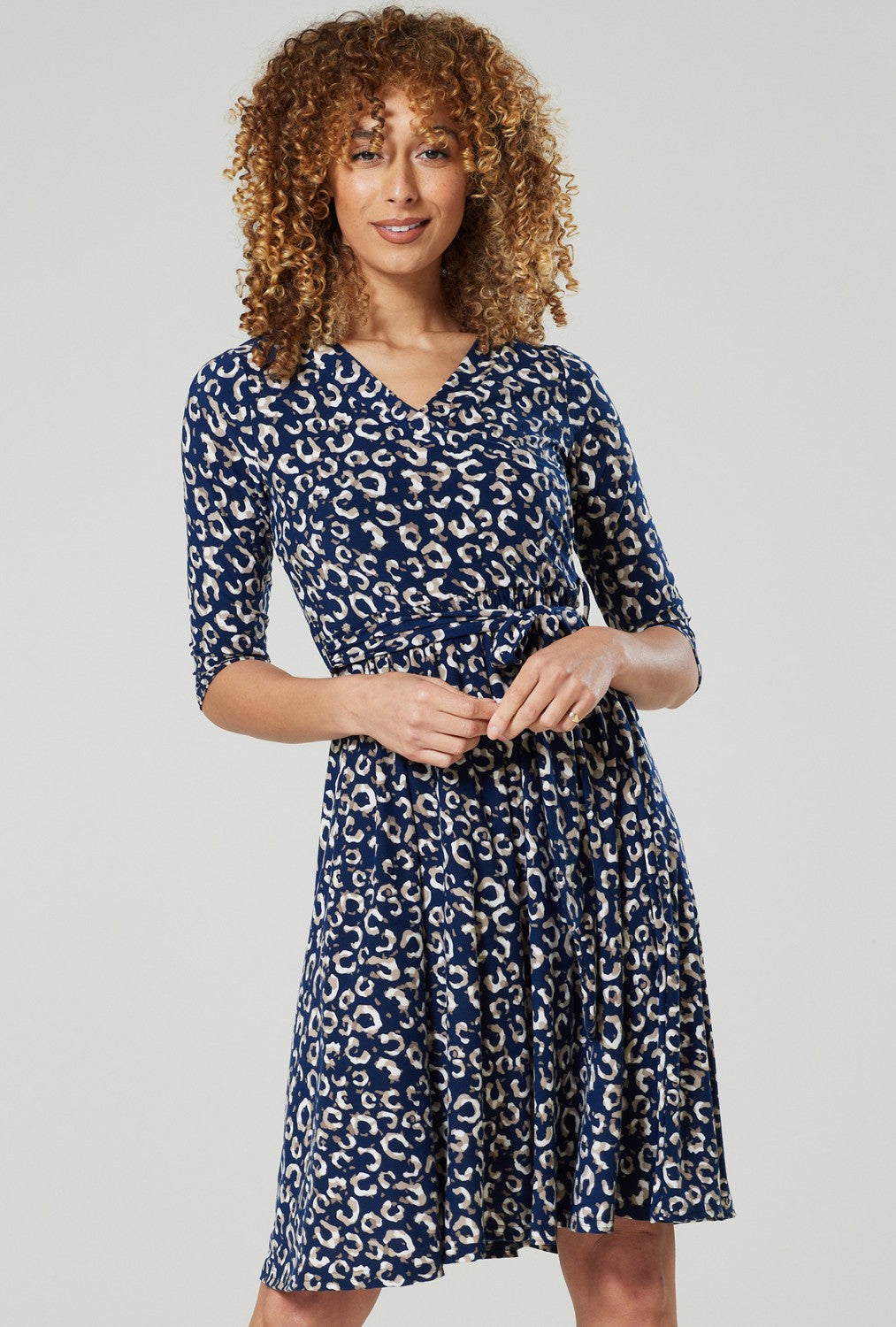 Maternity Nursing Midi Dress