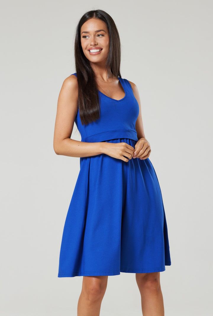 Maternity Summer Nursing Mini Dress