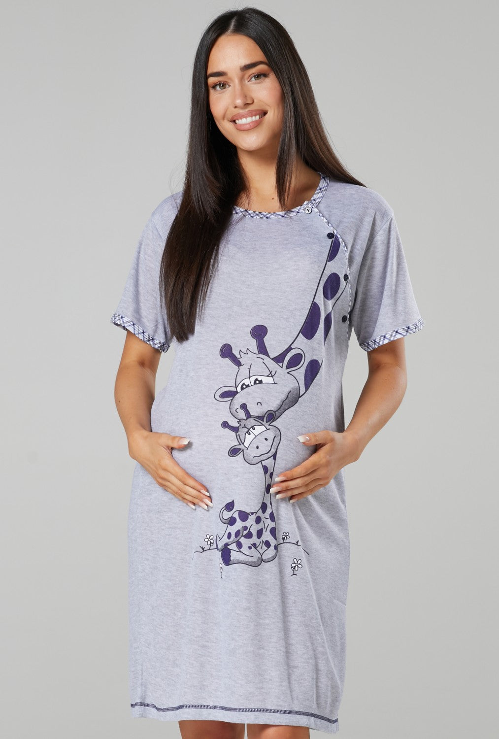 Maternity Nursing Giraffe Nightdress