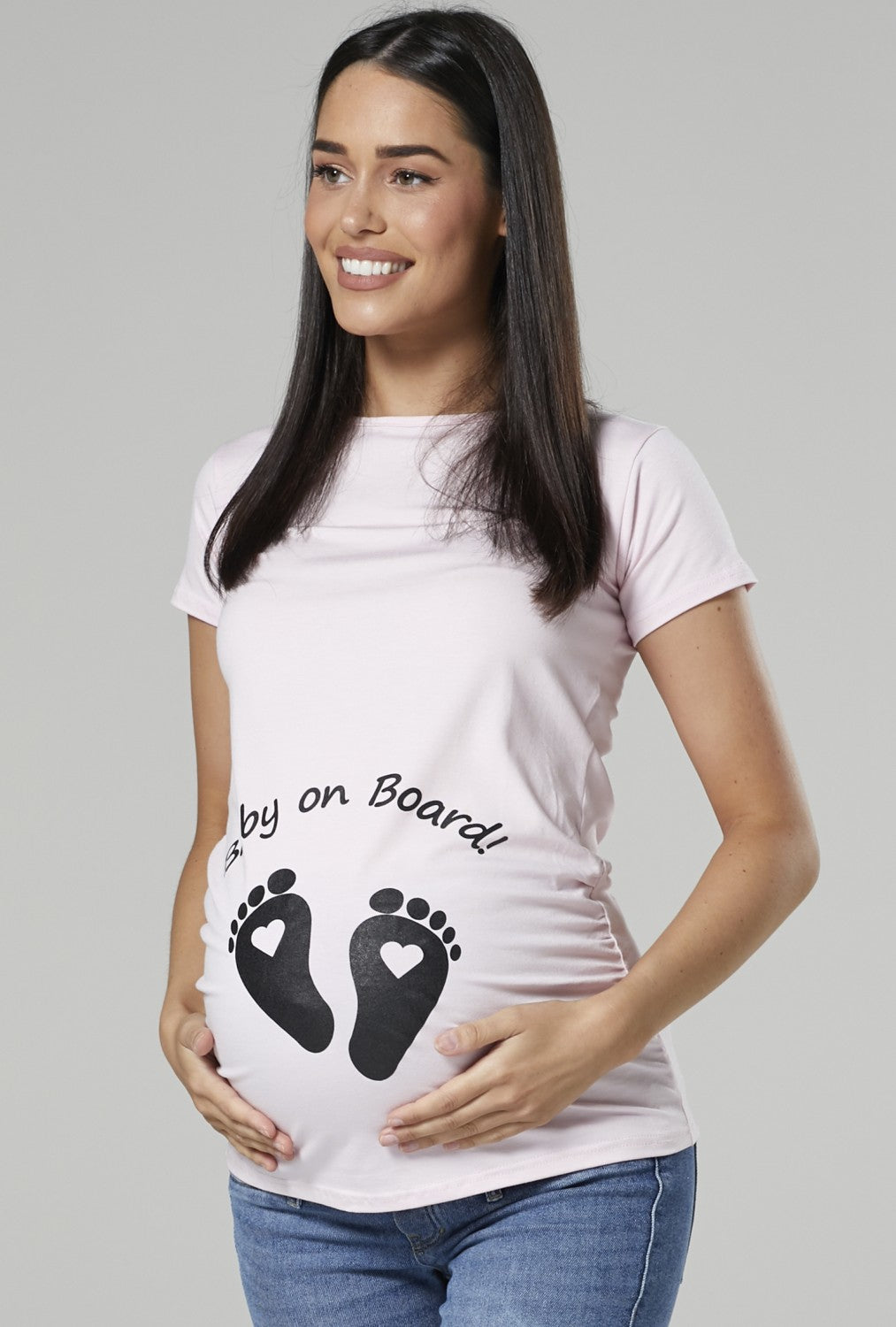 Maternity Slogan Print Top