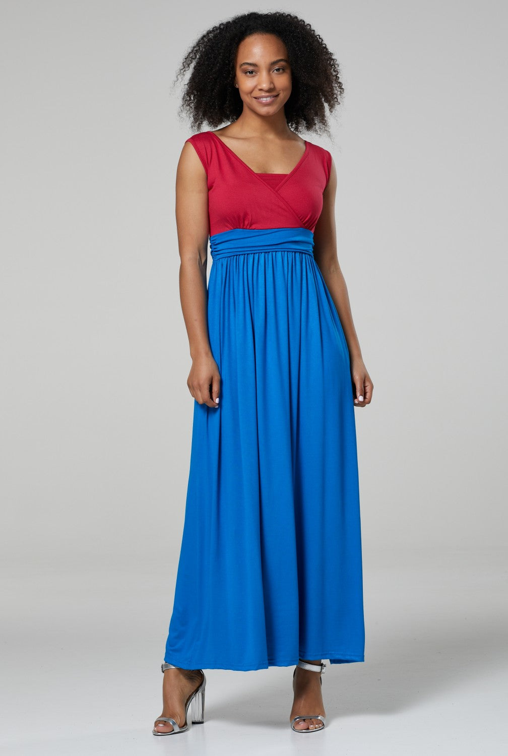 Maternity Nursing Maxi Dress