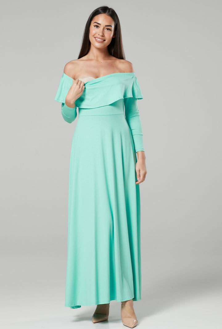 Maternity Nursing Maxi Dress