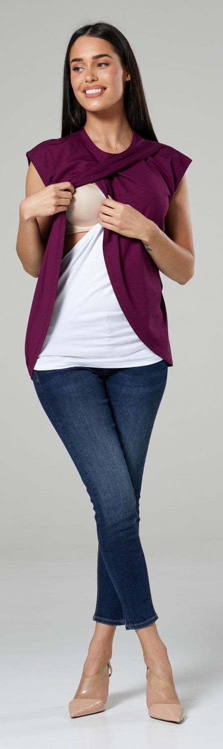 Maternity Nursing Layered Top