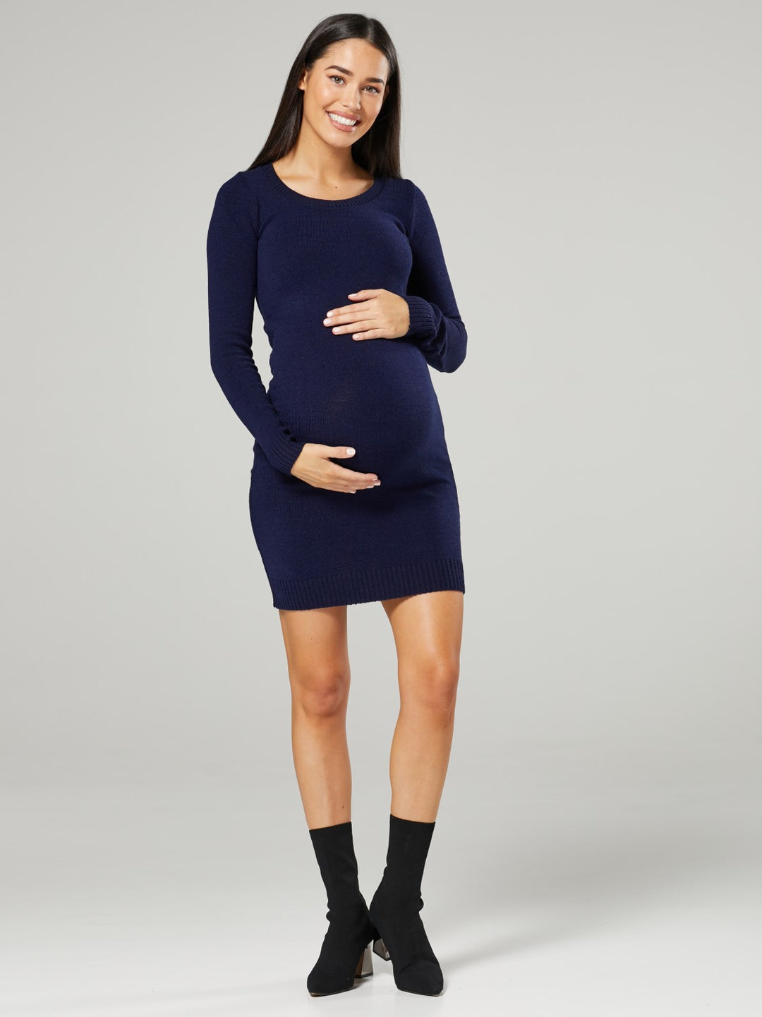 Maternity Knitted Mini Dress / Tunic