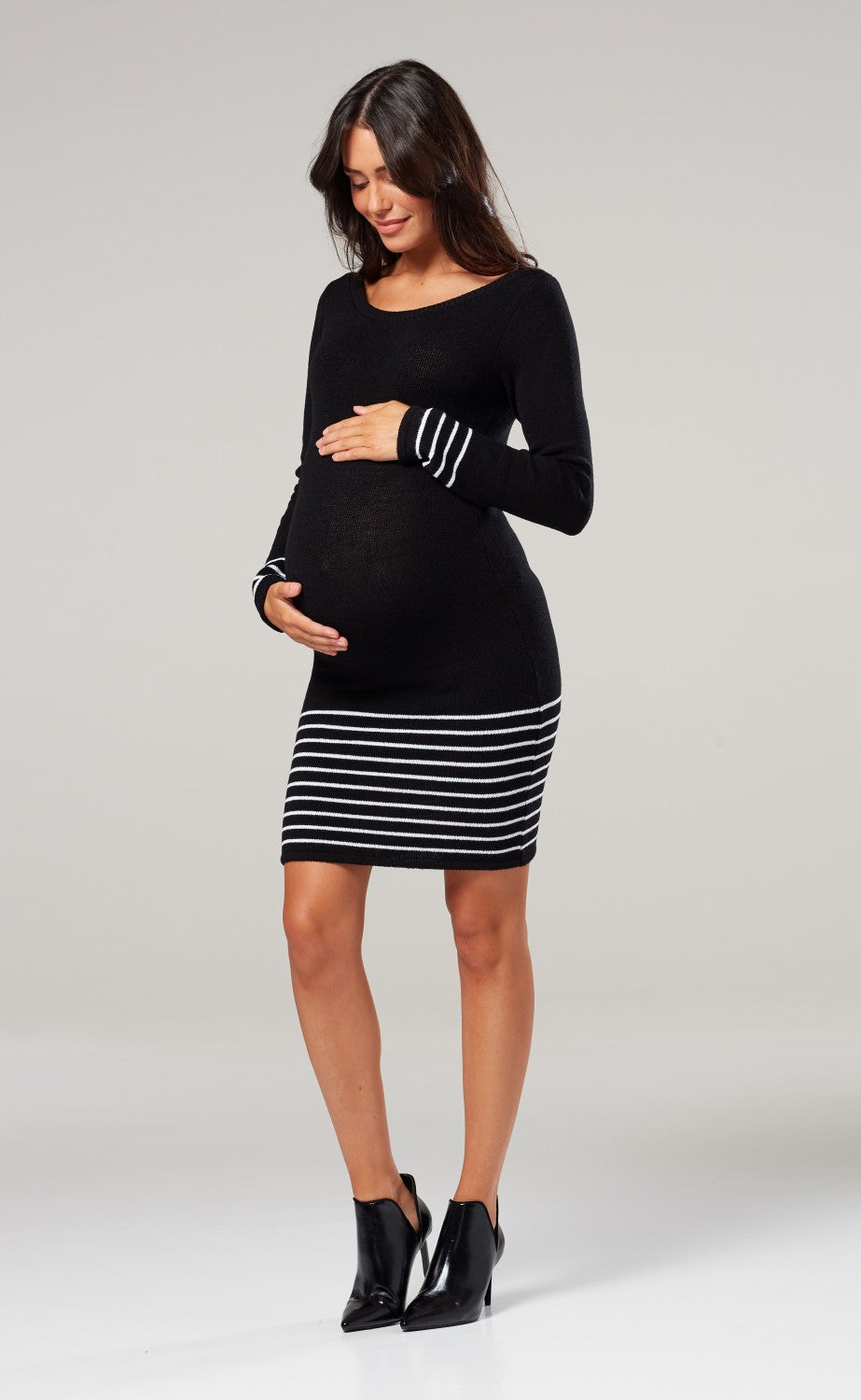 Maternity Knitted Midi Dress