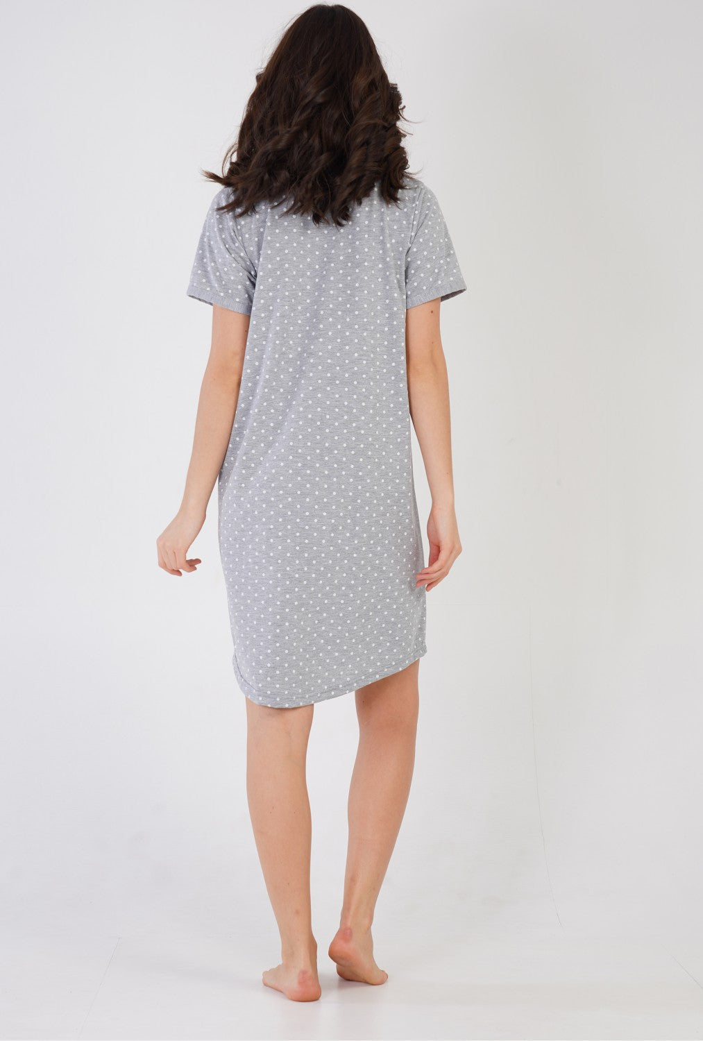 Maternity Nursing Buttoned Nightshirt