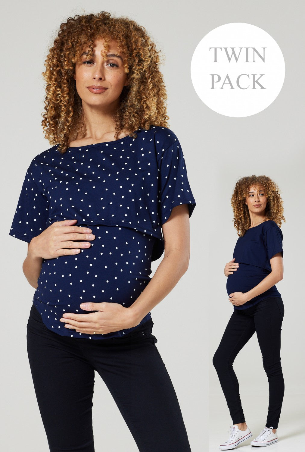 Two Pack - Maternity & Nursing Tee