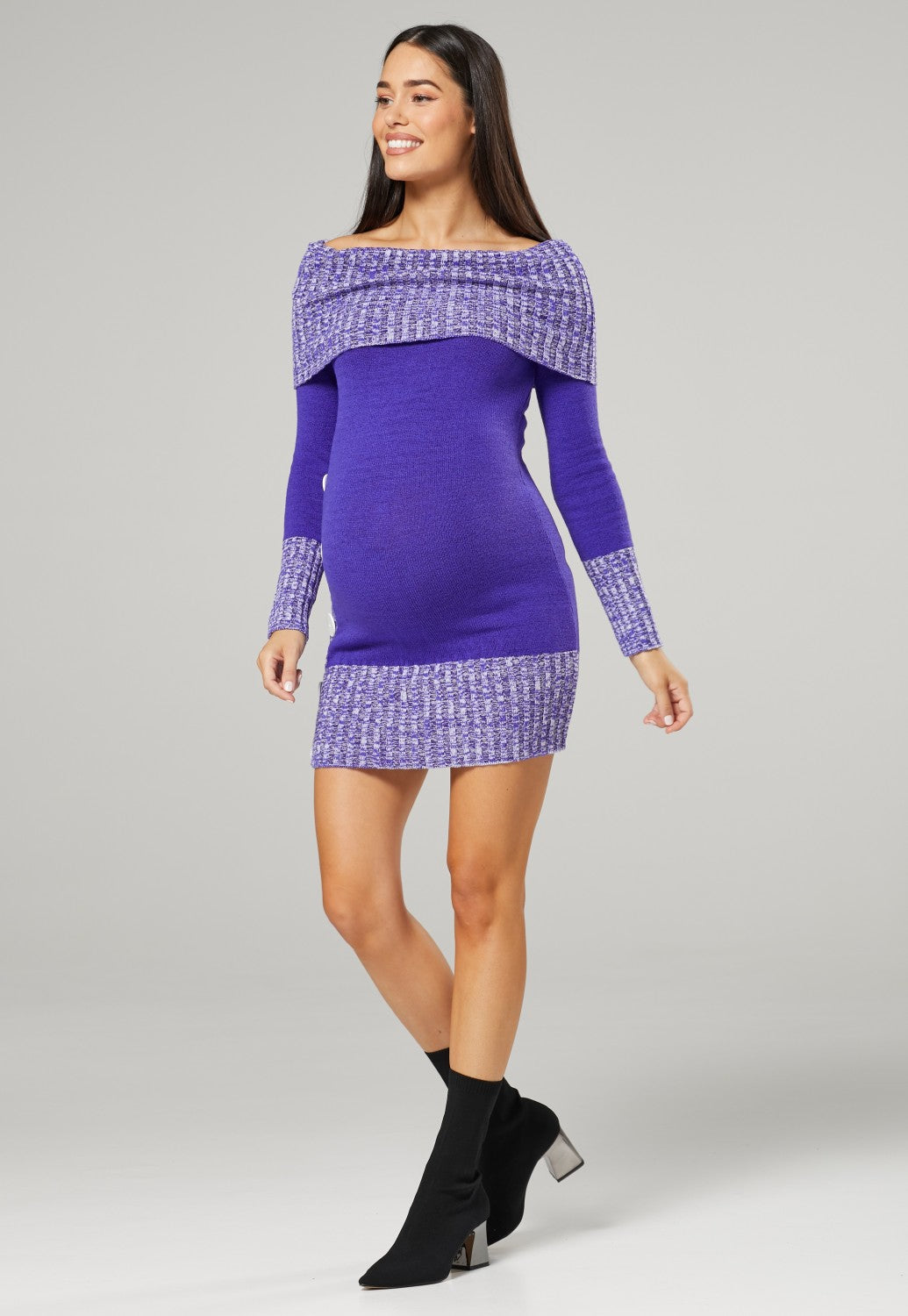 Maternity Knitted Jumper Dress