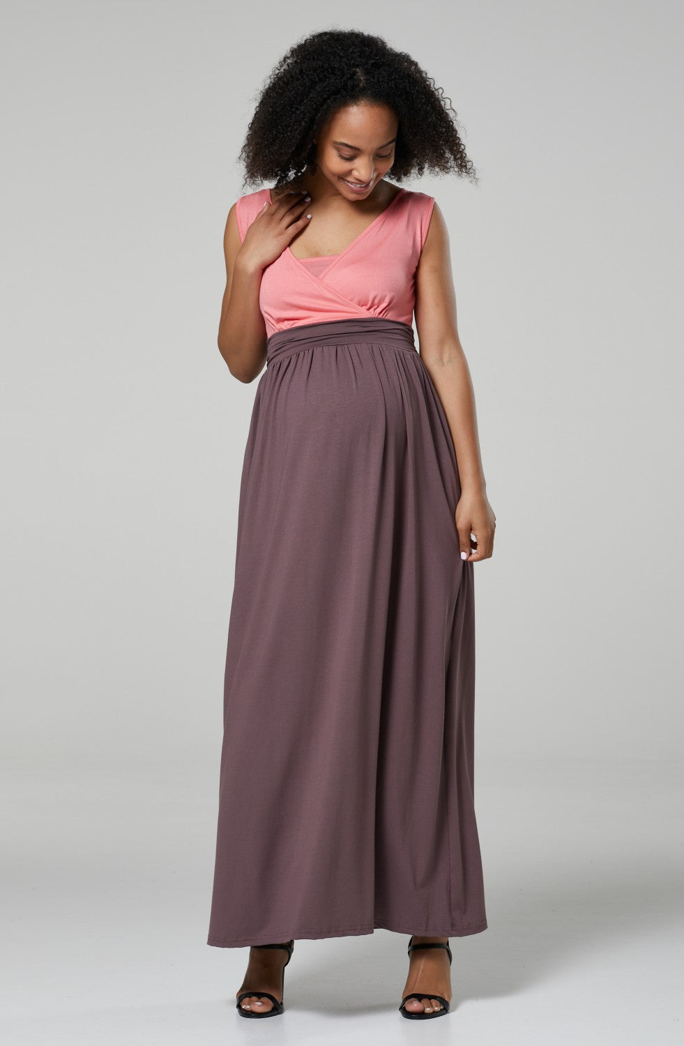 Maternity Nursing Maxi Dress