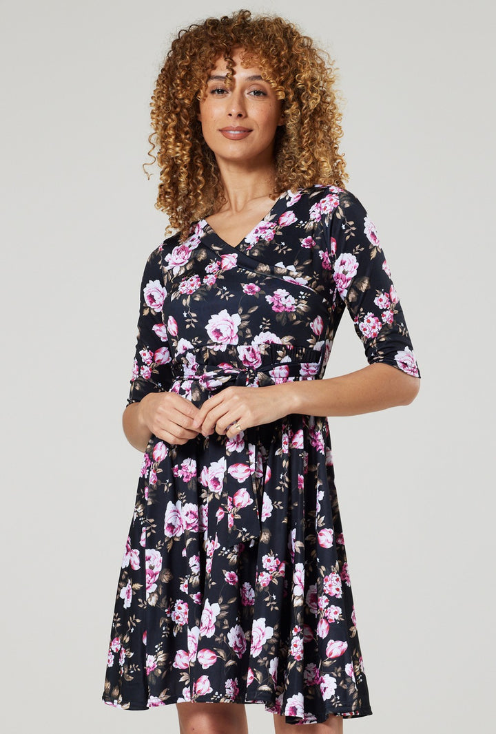 Maternity Nursing Midi Dress