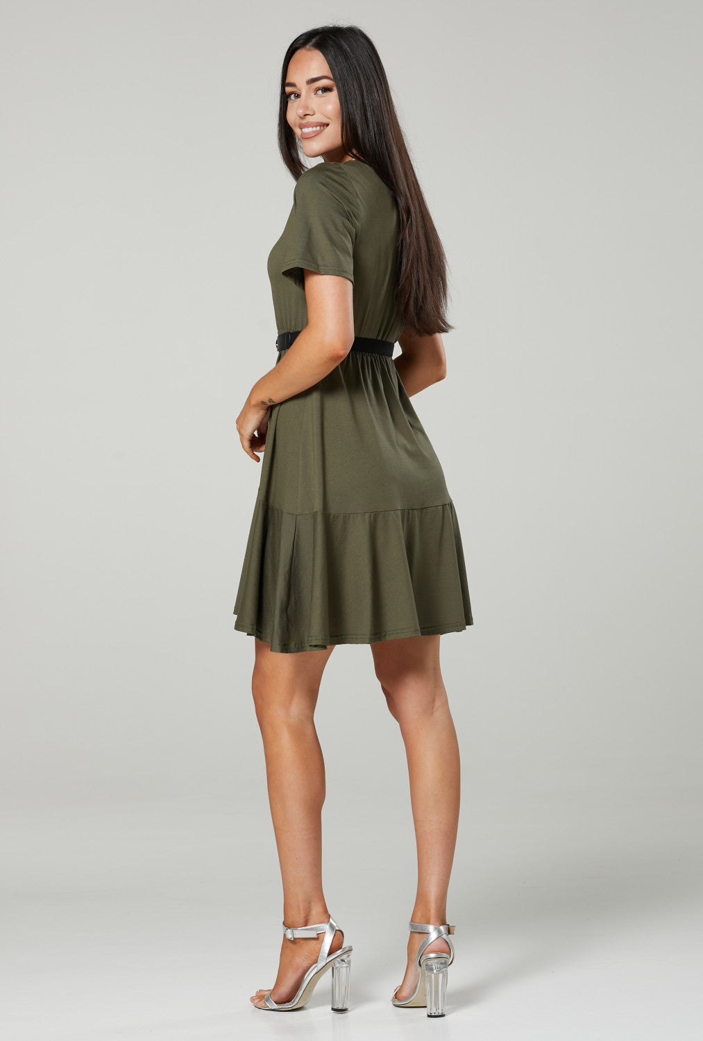 Maternity Smock Jersey Mini Dress