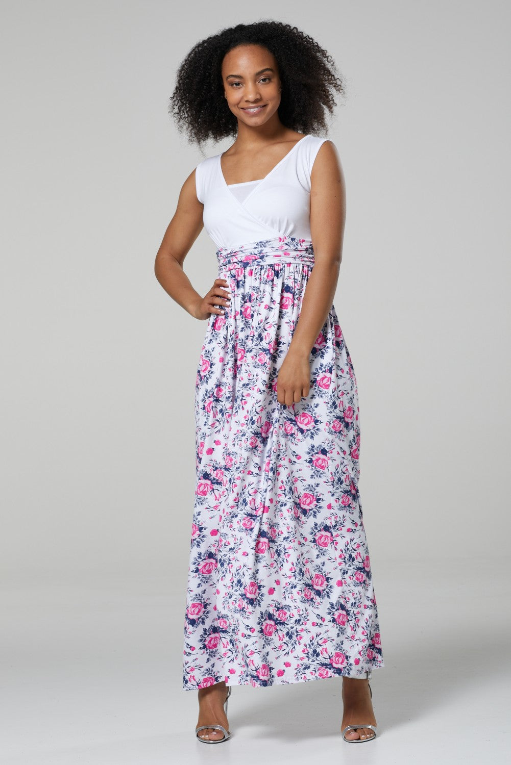 Maternity Nursing Maxi Dress